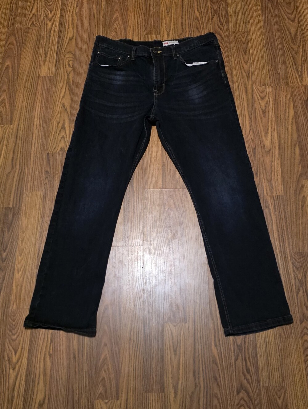 Wrangler Men's Slim Straight Dark Wash Denim Jeans 36x30 C94